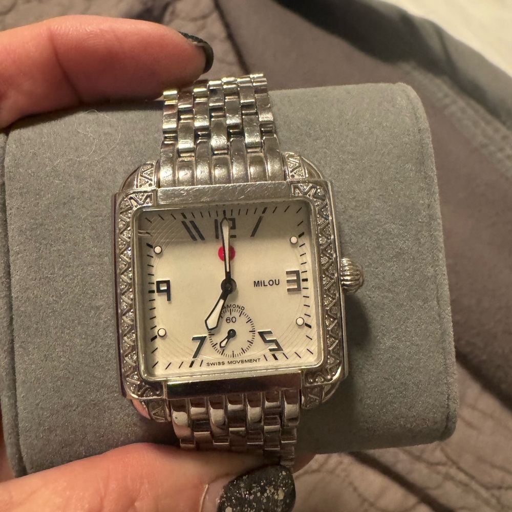 Michele Silver Women's Watch